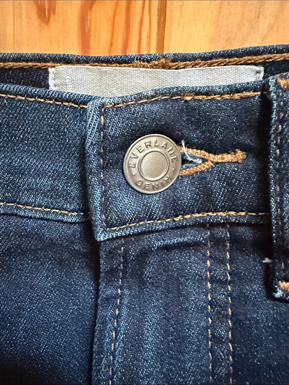 NWOT! Everlane  Dark Indigo High Rise Skinny Jeans - Picture 3 of 7
